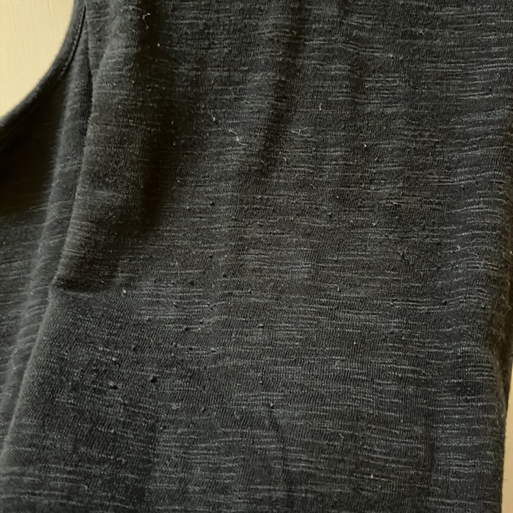 Lou & Grey Racerback High Neck Zip Detail Tank Top Black Womens - Picture 10 of 11